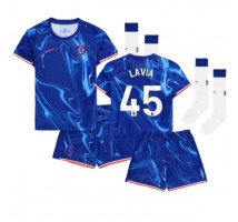 Chelsea Romeo Lavia #45 Koszulka Podstawowa dzieci 2024-25 Krótki Rękaw (+ krótkie spodenki)